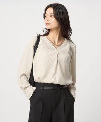 green label relaxing/肩タック Vネック ブラウス マシンウォッシャブル UVカット/508457227