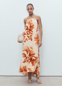 MANGO/マンゴ MANGO ロングワンピース .－－ PALM/508457647