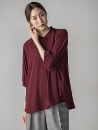 la.f…(Lsize)/ラ エフ エルサイズ la.f…(Lsize) 【大きいサイズ】ジョーゼットブラウス≪洗濯機で洗える≫/508457744