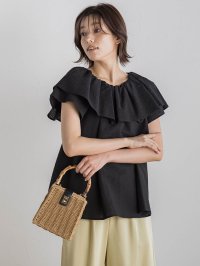 Droite Lautreamont/ドロワット ロートレアモン Droite lautreamont 【WEB限定】ワンダーウェーブクロスブラウス≪手洗い可能≫/508457748