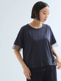 ketty/ケティ ketty グログラン*チュールキリカエカットソー≪手洗い可能≫/508457749