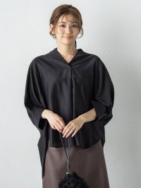 Droite Lautreamont/ドロワット ロートレアモン Droite lautreamont セミシアースキッパーブラウス≪洗濯機で洗える≫/508457756