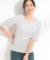 SHOO・LA・RUE　DRESKIP/シューラルー／ドレスキップ SHOO・LA・RUE/DRESKIP テレコ五分袖トップス/508457804