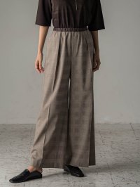 la.f…(Lsize)/ラ エフ エルサイズ la.f…(Lsize) 【大きいサイズ】グレンチェックパンツ≪洗濯機で洗える≫/508458053
