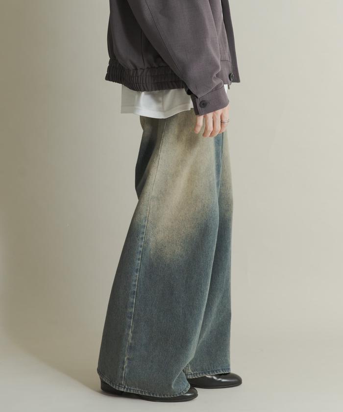 SENEE 完売品 ルーズビンテージライクデニム Mサイズ SENEE 完売品 ルーズビンテージライクデニム Mサイズ