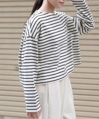 URBAN RESEARCH DOORS/FORK&SPOON　クロップドボートネックカットソー/508458311