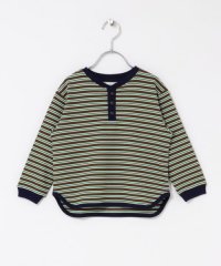 URBAN RESEARCH DOORS（Kids）/『WEB/一部店舗限定サイズ』ワッフルボーダーロングTシャツ(KIDS)/508458337