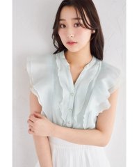 tocco closet/トッコクローゼット tocco closet ラッフルフリルキーネックブラウス/508458807
