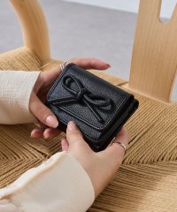 HASHIBAMI/ハシバミ HASHIBAMI レザーリボン 3つ折り財布/508458810