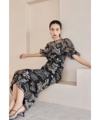 niana/ニアナ niana フラワー刺繍レースペンシルドレス 結婚式 成人式 二次会 同窓会 パーティードレス オケージョンドレス お呼ばれワンピース/508459070