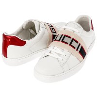 GUCCI/グッチ GUCCI グッチ GUCCI スニーカー メンズ ストライプ レザー シューズ 523469 0FIV0 9091 ラグジュアリー/508459111