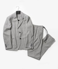 LARDINI/ラルディーニ LARDINI ラルディーニ LARDINI サマーウール グレンチェック スーツ イージーウエア メンズ スーツセットアップ ジャケット パンツ/508459114