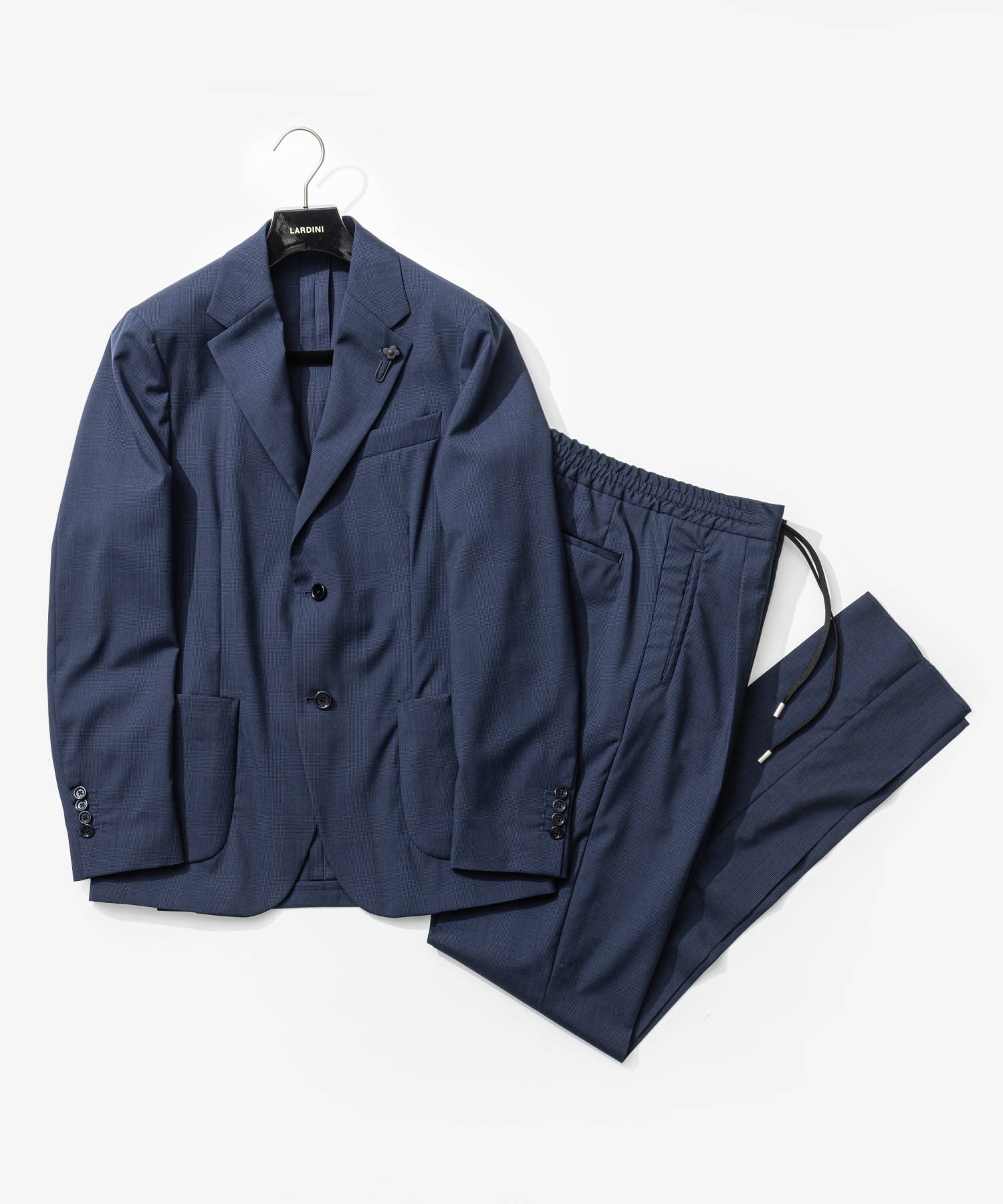 LARDINI デニムブルー スーツ セット LARDINI デニムブルー スーツ セット