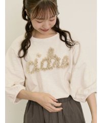 Samansa Mos2/サマンサ モスモス Samansa Mos2 【接触冷感】レースコード刺繍パフスリーブTシャツ/508459150