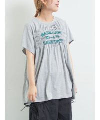 SM2/エスエムツー SM2 [接触冷感]シャーリングロゴプリントTシャツ/508459151