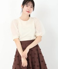 STRAWBERRY FIELDS/ストロベリーフィールズ STRAWBERRY FIELDS チュールバルーンスリーブニット/508459157