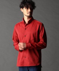 NICOLE CLUB FOR MEN/ジオメトリックスタンドボタンダウンシャツ/508266407