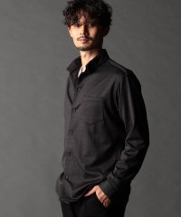 NICOLE CLUB FOR MEN/ジオメトリックスタンドボタンダウンシャツ/508266407