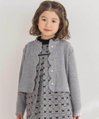 BeBe Petits Pois Vert/【店舗限定】スカラップニットカーディガン(95~160cm)/508432665
