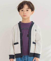 BeBe Petits Pois Vert/【店舗限定】配色裏毛カーディガン(95~160cm)/508432666