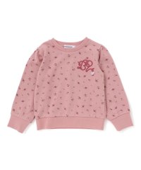 BeBe Petits Pois Vert/【店舗限定】花柄インクジェット裏毛長袖トレーナー(95~150cm)/508432670