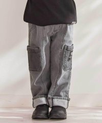 BeBe Petits Pois Vert/【店舗限定】ポケットストレッチデニムロングパンツ(95~160cm)/508432673