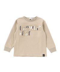 BeBe Petits Pois Vert/【店舗限定】インレイエンボスプリント長袖Tシャツ(95~150cm)/508432680