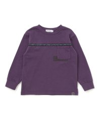 BeBe Petits Pois Vert/【店舗限定】ロゴテープライン天竺長袖Tシャツ(95~160cm)/508432682