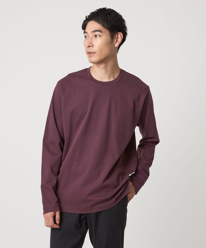 ナイロンdrow fitシャツ　ダークグリーン　Ｌ　新品 オーガニック コットン ポンチ クルーネック Tシャツ(508446506