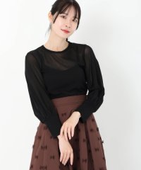 STRAWBERRY FIELDS/ストロベリーフィールズ STRAWBERRY FIELDS ストレッチチュールトップス/508459314
