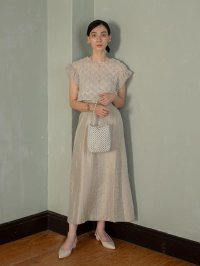 petirobe/プチローブ petirobe ボリュームチュールブラウスセットドレス/508459975