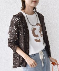SHIPS WOMEN/《予約》〈手洗い可能〉レース ジップアップ パーカー/508460218