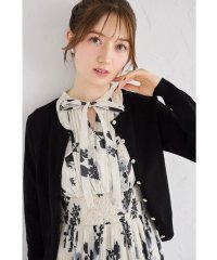 tocco closet/トッコクローゼット tocco closet UVカット＆接触冷感＆ハンドウォッシュ♪超強撚パールフラワー釦カーディガン/508460336