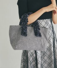 tocco closet/トッコクローゼット tocco closet サマーツイードハンドルフリルトートバッグ/508460337
