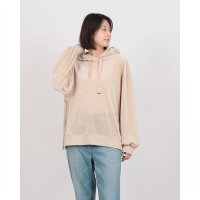 MAGASIN DE MODE Onjna/マガジンデモードオンジェナ MAGASIN DE MODE Onjna サイドジップスリットベロアメッシュパーカ trc/508460340