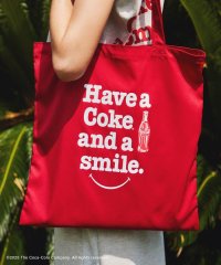ROPE PICNIC PASSAGE/【Coca－Cola】ロゴプリントトートバッグ/508460993