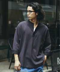 JOURNAL STANDARD relume Men's/ガーメントダイ スリーピング ヘンリーネック Tシャツ/508461002