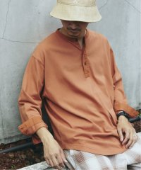 JOURNAL STANDARD relume Men's/ガーメントダイ スリーピング ヘンリーネック Tシャツ/508461002