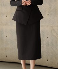 DRESS+/ドレスプラス DRESS+ 深スリットのきれいめタイトスカート/508461507