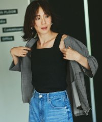 KUMIKYOKU（LARGE SIZE）/テレコスクエア タンクトップ/508461623