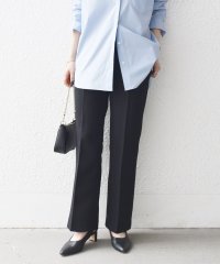 SHIPS any WOMEN/《予約》SHIPS any:〈洗濯機可能〉ダブルクロス セミフレア パンツ［NAVY BLUE］/508461720