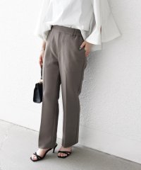 SHIPS any WOMEN/《予約》SHIPS any:〈洗濯機可能〉ダブルクロス セミフレア パンツ［NAVY BLUE］/508461720