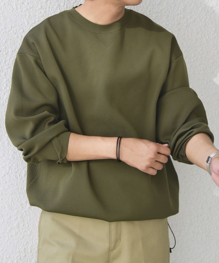 ents. シルクスウェット　24ss ヤングアンドオルセン ループ ウィールド フリーダム スウェット