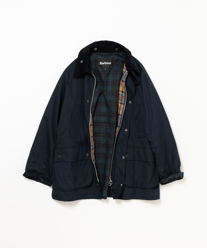 タグ有】Barbour SHIPS 別注モデル サイズ38 ネイビー
