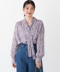 SHIPS Colors WOMEN/《予約》SHIPS Colors:〈手洗い可能〉MULHOUSE ボウタイ ブラウス◆/508462009