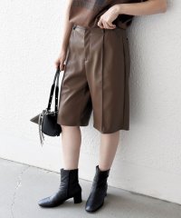 SHIPS any WOMEN/《予約》SHIPS any: センター ピンタックライン ハーフパンツ/508462398