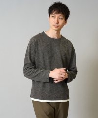 a.v.v (MEN)/【イージーケア毛玉になりにくい】シャンブレーフェイクレイヤードカットソー【洗濯機で洗える】/508338388