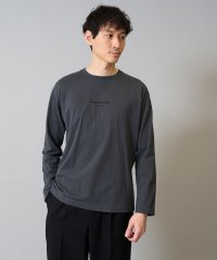 a.v.v (MEN)/ミニロゴセミワイドシルエットカットソー/508338394