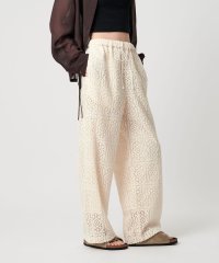 BEAUTY&YOUTH UNITED ARROWS/ポリエステル レースイージーパンツ/508442341