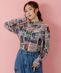 ScoLar/スカラー ScoLar ラメニットソー3柄展開インナーT/508462504